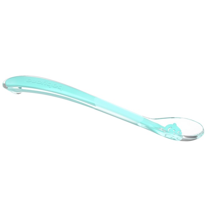 Lingurita moale silicon Baby Smile turcoaz Babyono, 1460/01 [3]