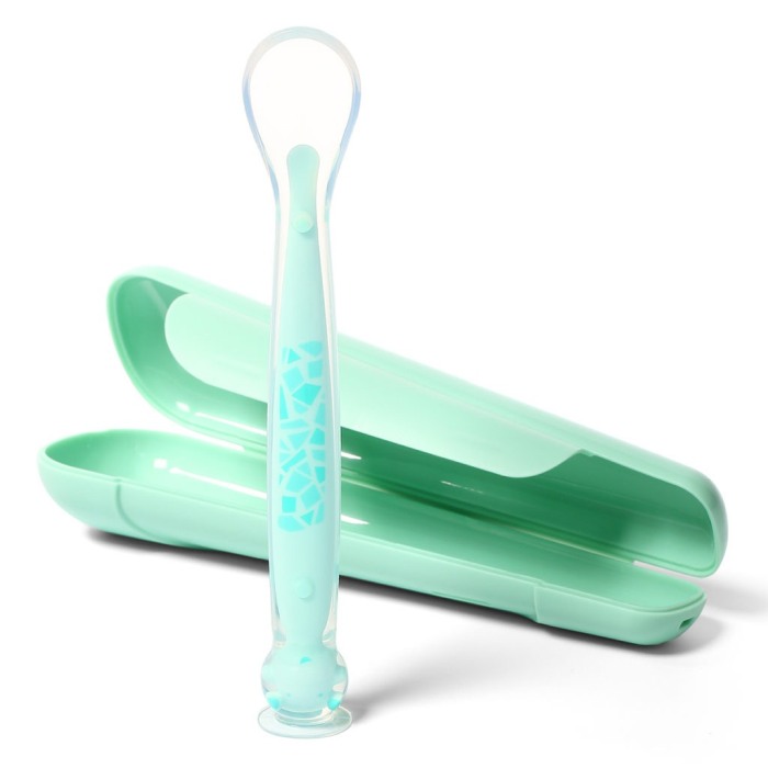 Lingurita silicon copii albastru Babyono 1462/01 [2]