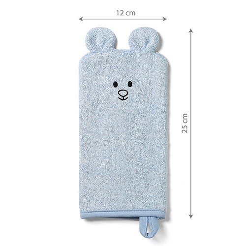 Manusa baie copii cu fibre de bambus albastru Babyono 787/02 [4]