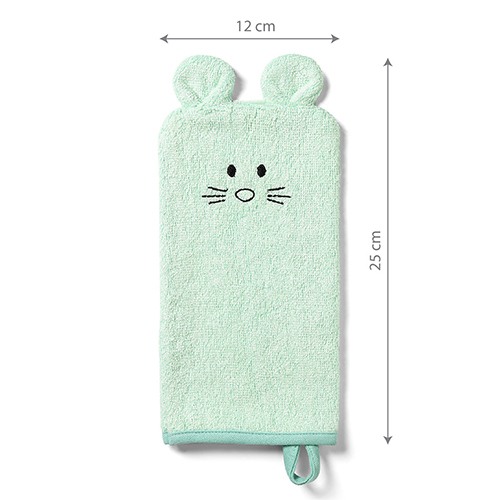 Manusa baie copii cu fibre de bambus verde Babyono 787/03 [2]