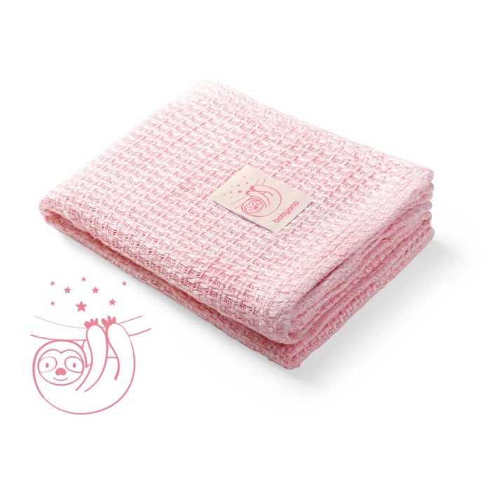 Paturica copii fibre bambus roz Babyono 479/01 [3]