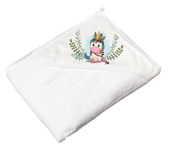 Prosop Baie Cu Gluga Wild&Free Unicorn 100X100Cm DZ-008-100X100-103U [1]