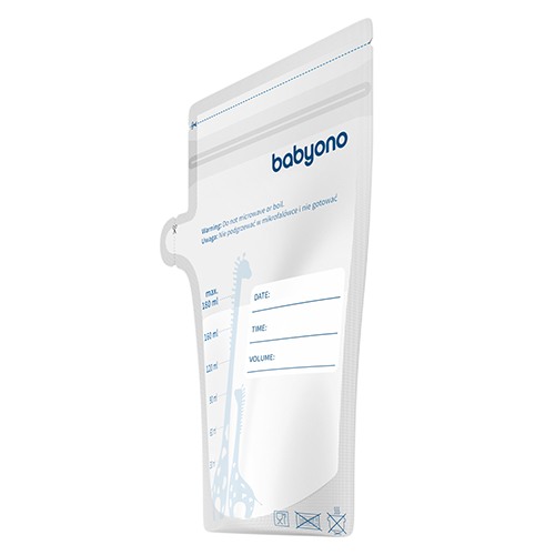Pungi depozitare lapte matern 180ml, 30buc Babyono 1084 [3]