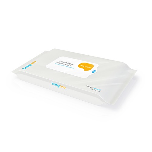 Saci parfumati pentru scutece Babyono 100 bucati 1052 [3]