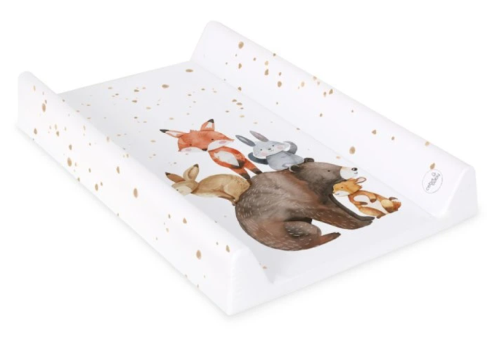Saltea de Infasat Ceba Baby Ultra Light 1.2kg, 50x70cm, cu Intaritura, Grosime 3cm, Sistem Siguranta si Anti-Alunecare, Forest Friends 204-000-783 [2]