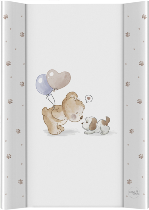 Saltea de Infasat Ceba Baby Ultra Light 1.2kg, 50x70cm, cu Intaritura, Grosime 3cm, Sistem Siguranta si Anti-Alunecare, Prieteni nedespartiti 204-000-754 [1]