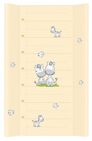 Saltea de Infasat COMFORT 50x80cm, cu Intaritura, Grosime 3cm, Sistem Anti-Alunecare, Zebra Galbena 212-002-141 [1]