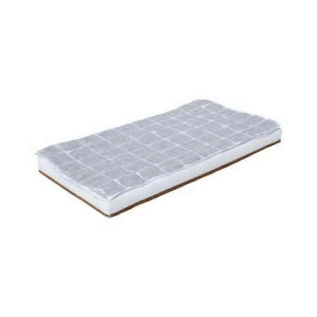 Saltea patut: Hrisca - Cocos grosime 120x60x9.5 cm, husa alba detasabila, SA042 [2]