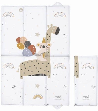 Salteluta pliabila pentru infast, ideala voiaj, 60x40 cm, Ceba Baby, Girafa, 305-000-637 [1]