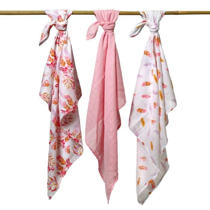Scutece muselina natural, set 3 bucati, 70%bambus si 30%bumbac, 70x70 cm, Babyono, 397/07 [6]