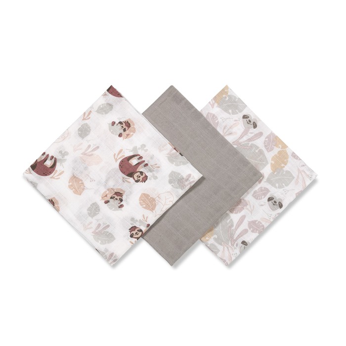 Scutece muselina super soft, set 3 bucati, 100% bumbac, 70x70 cm, Babyono, 348/10 [3]
