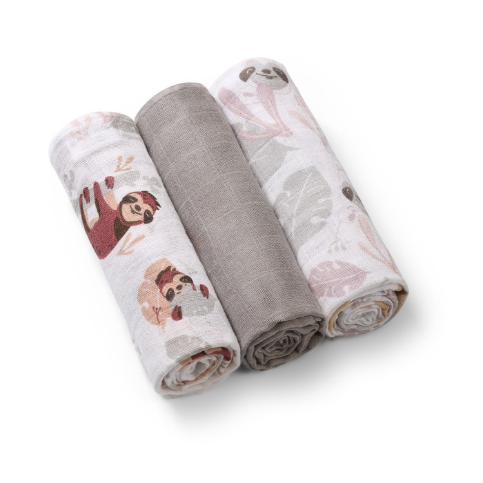 Scutece muselina super soft, set 3 bucati, 100% bumbac, 70x70 cm, Babyono, 348/10 [2]
