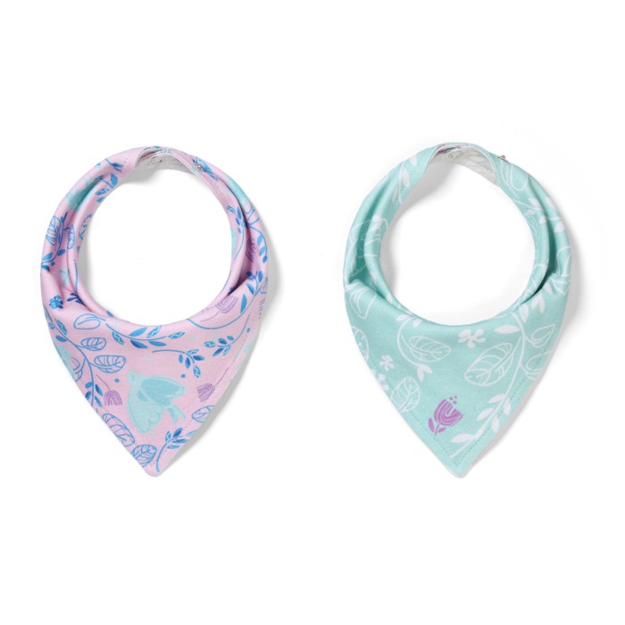 Set 2 bucati barbita, esarfa bumbac Babyono 2 in 1 Pasari 879/13 [4]