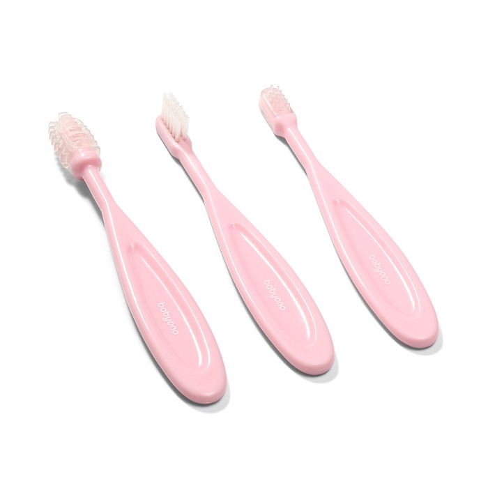 Set 3 periute dinti bebelusi si copii roz Babyono 550/01 [4]