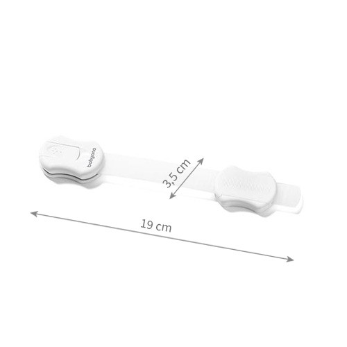 Set 4 protectii universale pentru mobila, frigider, albe, Babyono, 1644 [3]