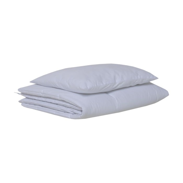 Set lenjerie bumbac 7 piese pentru saltea de 120 x 60 cm, Bears&Rabbit Albastru, Beberoyal LJ-007-113 [2]