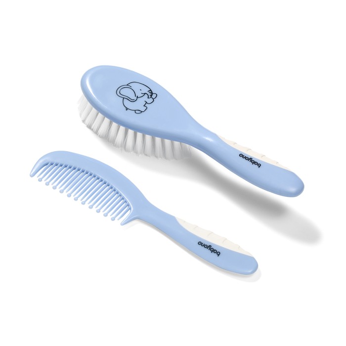 Set perie si pieptan albastru par moale Babyono  570/04 [1]