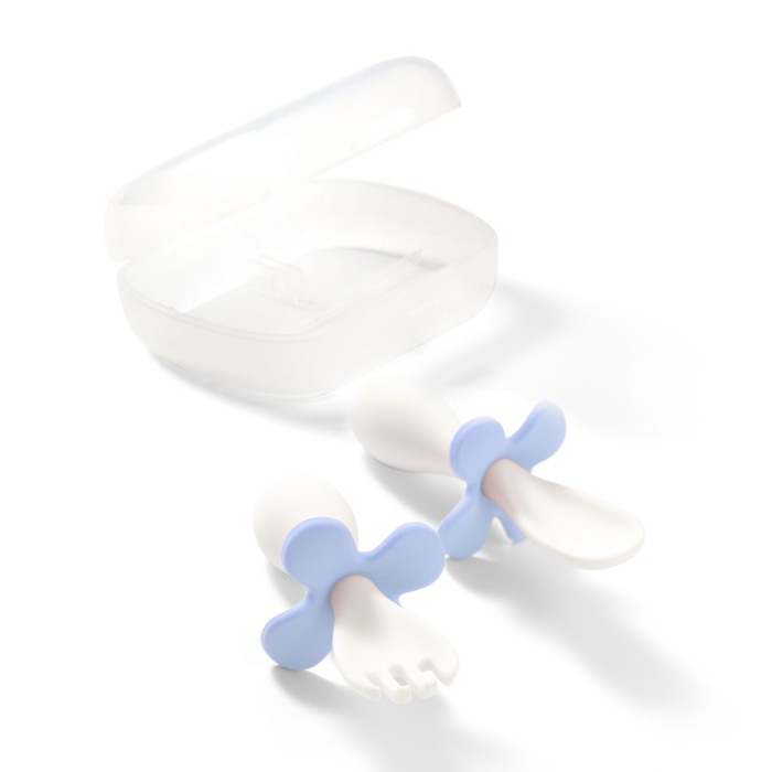 Set tacamuri ergonomice copii, albastru deschis, Babyono 969/05 [2]