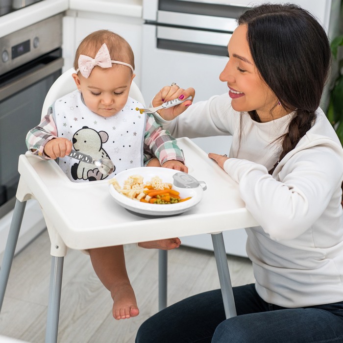 Set tacamuri, lingurita si furculita din inox  Babyono 1065/01 [2]