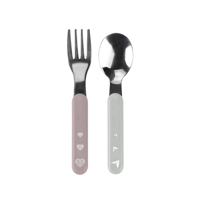 Set tacamuri, lingurita si furculita din inox  Babyono1065/02 [3]