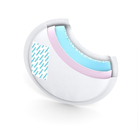Tampoane pentru san COMFORT Babyono, albe, 70 bucati, 296 [2]