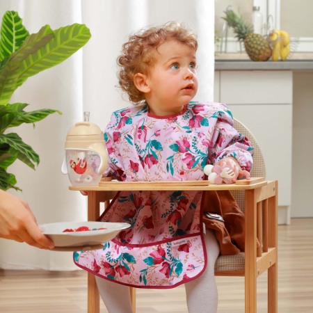Barbita cu maneca lunga cu model floral Babyono 1477/01 [1]