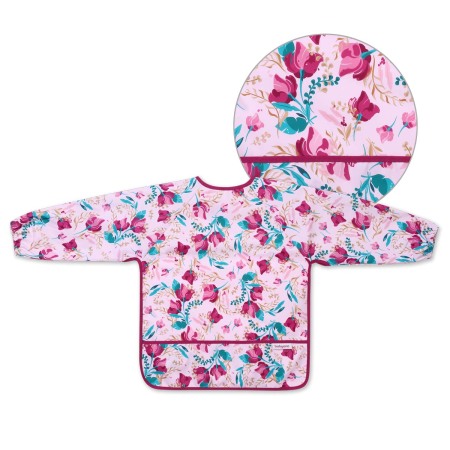 Barbita cu maneca lunga cu model floral Babyono 1477/01 [3]