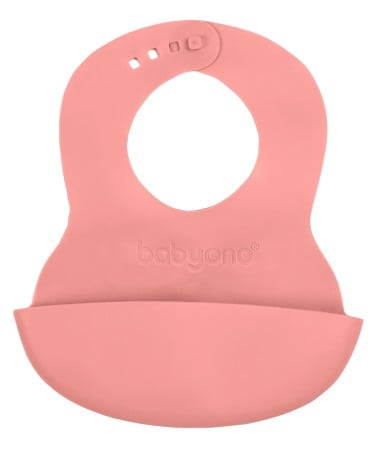 Barbita impermeabila din cauciuc moale cu buzunar pentru copii peste 6 luni, roz Babyono 835/04 [5]