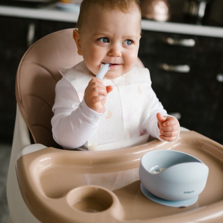 Bol din silicon cu ventuza pentru copii Babyono albastru 1481/01 [9]