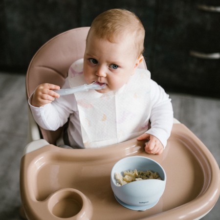 Bol din silicon cu ventuza pentru copii Babyono albastru 1481/01 [8]