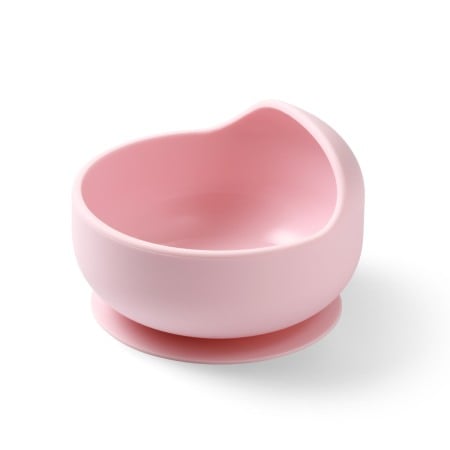Bol din silicon cu ventuza pentru copii Babyono roz 1481/02 [3]