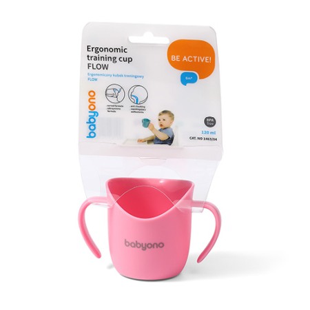 Cana antrenament ergonomica Babyono roz 1463/04 [1]
