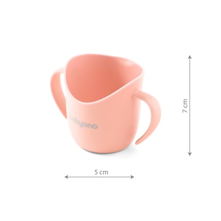 Cana antrenament ergonomica Babyono roz pal 1463/07 [1]