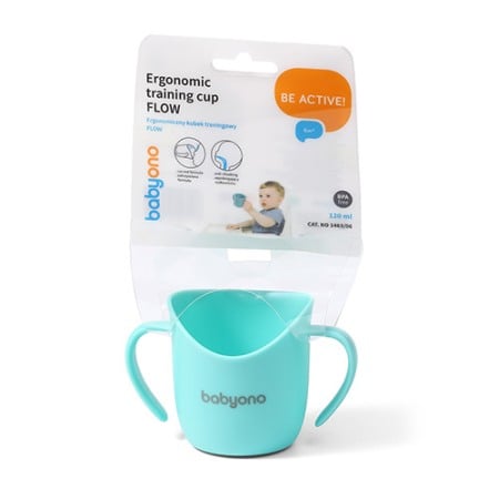 Cana antrenament ergonomica Babyono turcoaz 1463/06 [4]