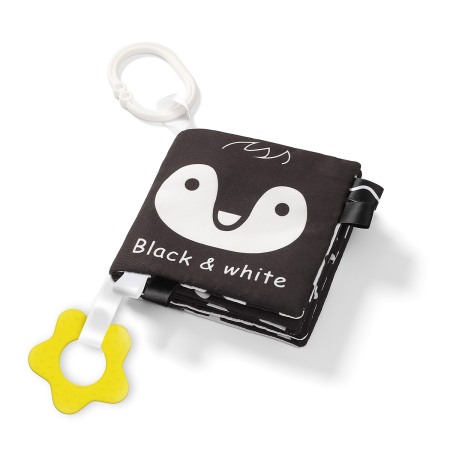Jucarii educative bebe - Carte educativa senzoriala alb si negru Babyono 542