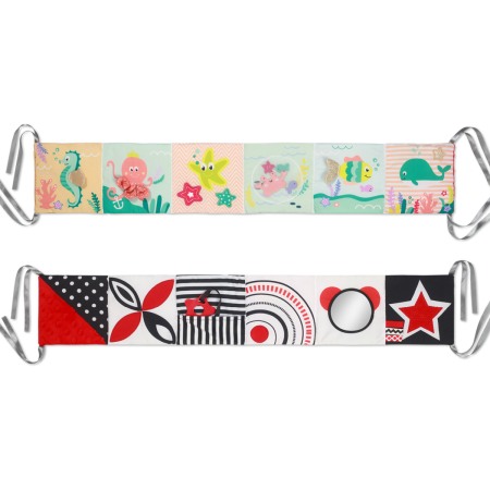 Carte educativa senzoriala cu doua fete Babyono, "Sub mare",  1563 [4]