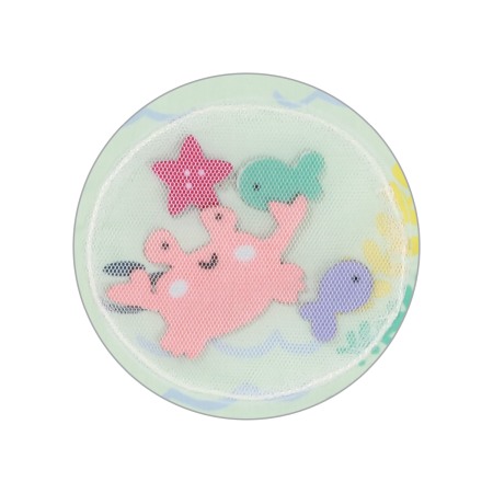 Carte educativa senzoriala cu doua fete Babyono, "Sub mare",  1563 [7]