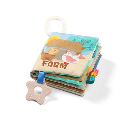 Jucarii educative bebe - Carte senzoriala si educativa Babyono Farm 1512