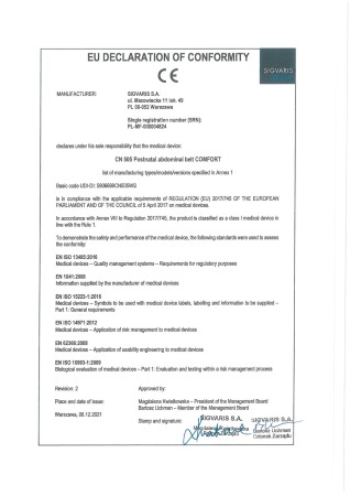 Centura postnatala marimea Babyono 505 XS [3]