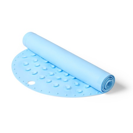 Covorase baie - Covoras antiderapant 55 x 35 cm pentru cadita Babyono albastru 1345/05