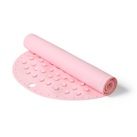 Covorase baie - Covoras antiderapant 55 x 35 cm pentru cadita Babyono roz pal 1345/08