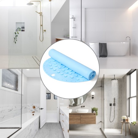 Covoras antiderapant 70 x 35 cm pentru cadita Babyono albastru 1346/05 [6]