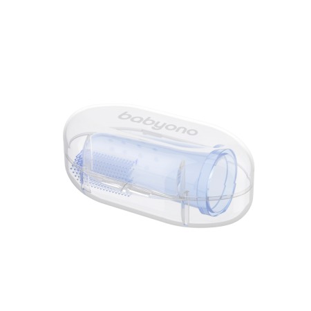 Degetar din silicon pentru dinti albastru, Babyono, 723/02 [2]