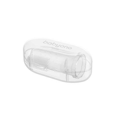 Degetar din silicon transparent pentru dinti bebelusi si copii, Babyono, 723/01 [2]