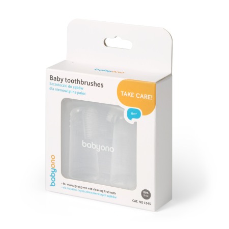 Igiena si ingrijire copii - Degetar silicon in cutie protectie 2 buc/set 1545