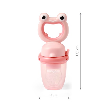 Dispozitiv hranire copii cu rasucire Babyono broscuta roz 1543 [10]