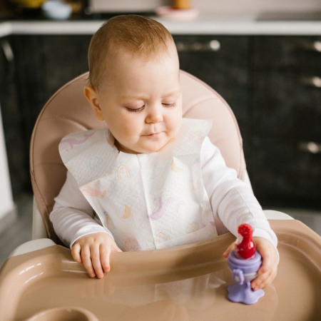 Dispozitiv hranire copii cu rasucire Babyono floare mov 1542 [15]
