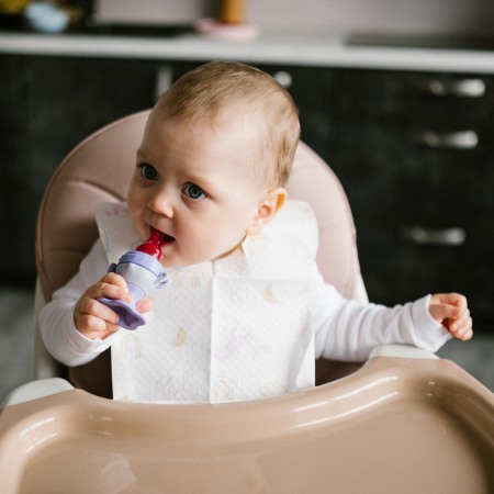 Dispozitiv hranire copii cu rasucire Babyono floare mov 1542 [14]