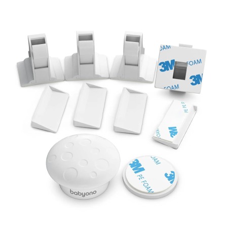 Camera copilului - Dispozitive de siguranță pentru bebeluși. Încuietoare magnetică pentru mobilă, 4 buc. Babyono 1577