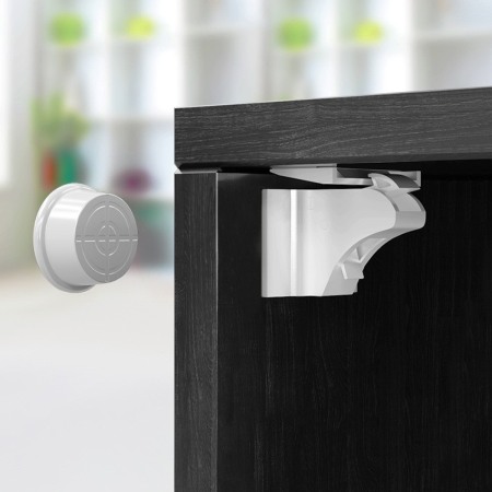 Dispozitive de siguranță pentru bebeluși. Încuietoare magnetică pentru mobilă, 4 buc. Babyono 1577 [4]